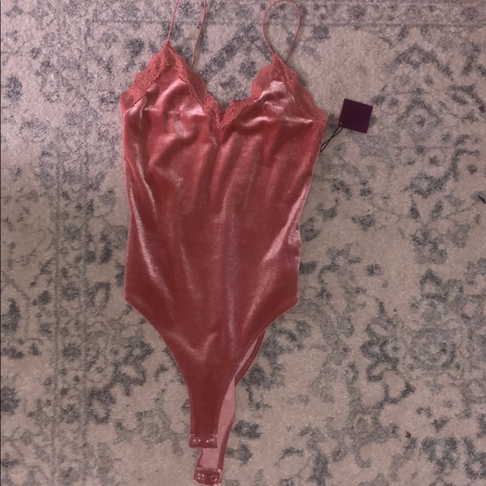 Velvet bodysuit